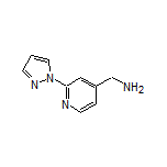 1-[2-(1-Pyrazolyl)-4-pyridyl]methanamine