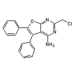 2-(chloromethyl)-5,6-diphenylfuro[2,3-d]pyrimidin-4-amine