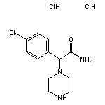 2-(4-chlorophenyl)-2-(piperazin-1-yl)acetamide dihydrochloride