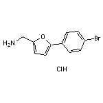 [5-(4-bromophenyl)-2-furyl]methylamine hydrochloride