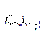 2,2,2-trifluoroethyl pyridin-3-ylcarbamate