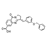 3-(3-Benzyloxy-benzylidene)-9-oxo-1,2,3,9-tetrahydro-pyrrolo[2,1-b]quinazoline-6-carboxylic acid