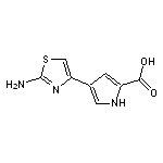 4-(2-amino-1,3-thiazol-4-yl)-1H-pyrrole-2-carboxylic acid