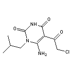 6-amino-5-(chloroacetyl)-1-isobutylpyrimidine-2,4(1H,3H)-dione