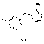 1-(3-methylbenzyl)-1H-pyrazol-5-amine hydrochloride