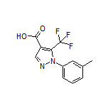 1-(m-Tolyl)-5-(trifluoromethyl)pyrazole-4-carboxylic Acid