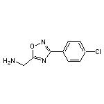 [3-(4-chlorophenyl)-1,2,4-oxadiazol-5-yl]methylamine