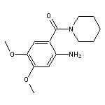 4,5-dimethoxy-2-(piperidin-1-ylcarbonyl)aniline