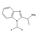 1-[1-(difluoromethyl)-1H-benzimidazol-2-yl]ethanamine