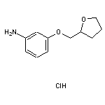 3-(tetrahydrofuran-2-ylmethoxy)aniline hydrochloride