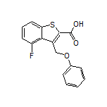 4-Fluoro-3-(phenoxymethyl)benzothiophene-2-carboxylic Acid