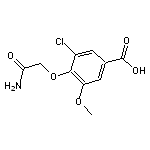 4-(2-amino-2-oxoethoxy)-3-chloro-5-methoxybenzoic acid