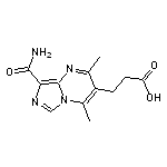 3-[8-(aminocarbonyl)-2,4-dimethylimidazo[1,5-a]pyrimidin-3-yl]propanoic acid