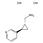 [trans-2-(pyridin-3-yl)cyclopropyl]methanamine dihydrochloride