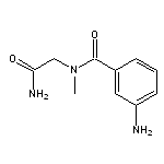 2-[1-(3-aminophenyl)-N-methylformamido]acetamide