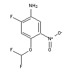 4-(difluoromethoxy)-2-fluoro-5-nitroaniline