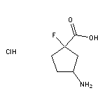 3-amino-1-fluorocyclopentane-1-carboxylic acid hydrochloride