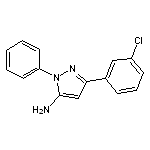 3-(3-chlorophenyl)-1-phenyl-1H-pyrazol-5-amine