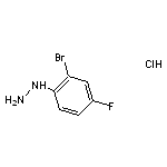 (2-bromo-4-fluorophenyl)hydrazine hydrochloride