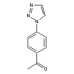 1-[4-(1H-1,2,3-triazol-1-yl)phenyl]ethan-1-one