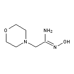 (1Z)-N’-Hydroxy-2-(4-morpholinyl)ethanimidamide