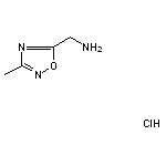 (3-methyl-1,2,4-oxadiazol-5-yl)methanamine hydrochloride