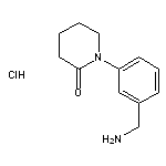 1-[3-(aminomethyl)phenyl]piperidin-2-one hydrochloride