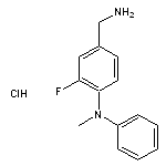 4-(aminomethyl)-2-fluoro-N-methyl-N-phenylaniline hydrochloride