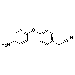 {4-[(5-aminopyridin-2-yl)oxy]phenyl}acetonitrile