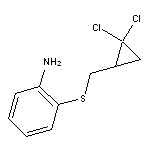 2-{[(2,2-dichlorocyclopropyl)methyl]sulfanyl}aniline