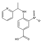 3-nitro-4-{[1-(pyridin-2-yl)ethyl]amino}benzoic acid