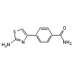 4-(2-amino-1,3-thiazol-4-yl)benzamide