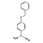 2-amino-2-[4-(benzyloxy)phenyl]acetonitrile