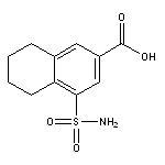 4-sulfamoyl-5,6,7,8-tetrahydronaphthalene-2-carboxylic acid