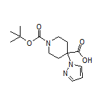 1-Boc-4-(1-pyrazolyl)piperidine-4-carboxylic Acid