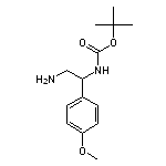 tert-butyl N-[2-amino-1-(4-methoxyphenyl)ethyl]carbamate