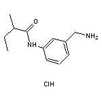 N-[3-(aminomethyl)phenyl]-2-methylbutanamide hydrochloride