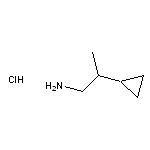 2-cyclopropylpropan-1-amine hydrochloride