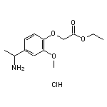 ethyl [4-(1-aminoethyl)-2-methoxyphenoxy]acetate hydrochloride