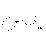 3-piperidin-1-ylpropanethioamide