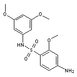 4-amino-N-(3,5-dimethoxyphenyl)-2-methoxybenzene-1-sulfonamide