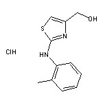 {2-[(2-methylphenyl)amino]-1,3-thiazol-4-yl}methanol hydrochloride