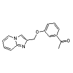 1-[3-(imidazo[1,2-a]pyridin-2-ylmethoxy)phenyl]ethanone