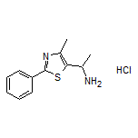 1-(4-Methyl-2-phenyl-5-thiazolyl)ethanamine Hydrochloride