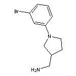 [1-(3-bromophenyl)pyrrolidin-3-yl]methanamine