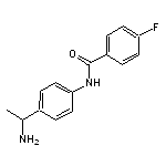 N-[4-(1-aminoethyl)phenyl]-4-fluorobenzamide