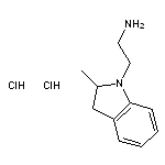 2-(2-methyl-2,3-dihydro-1H-indol-1-yl)ethanamine dihydrochloride