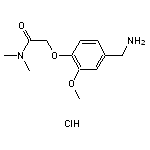 2-[4-(aminomethyl)-2-methoxyphenoxy]-N,N-dimethylacetamide hydrochloride