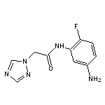 N-(5-amino-2-fluorophenyl)-2-(1H-1,2,4-triazol-1-yl)acetamide