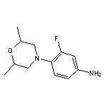 4-(2,6-dimethylmorpholin-4-yl)-3-fluoroaniline